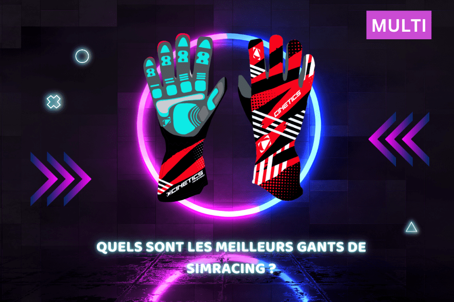 SOLO QUEEN Gants pour Sim-Racing, Karting, ATV