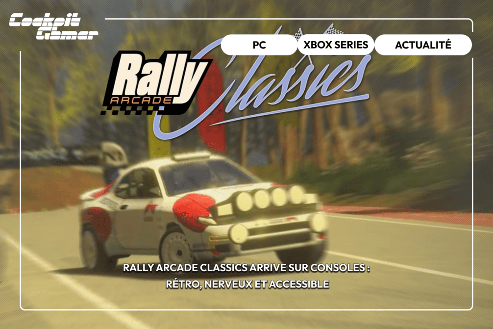 Rally Arcade Classics arrive sur consoles : rétro, nerveux et accessible
