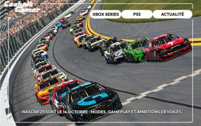 NASCAR 25 sort le 14 octobre : modes, gameplay et ambitions dévoilés