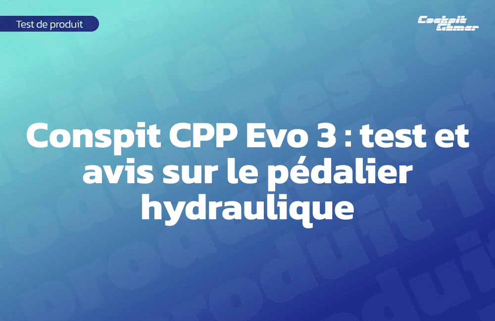 Conspit CPP Evo 3 : test et avis sur le pédalier hydraulique