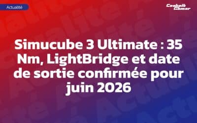 Simucube 3 Ultimate : 35 Nm, LightBridge et date de sortie confirmée pour juin 2026