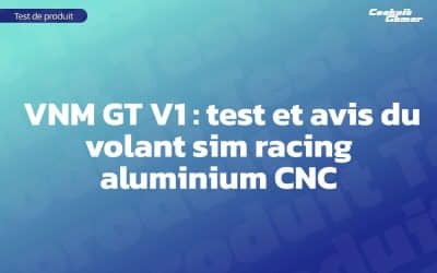 VNM GT V1 : test et avis du volant sim racing aluminium CNC